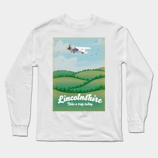 Lincolnshire Rural Travel poster Long Sleeve T-Shirt